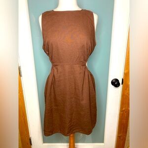 Cotton:on cotton lined cutout dress